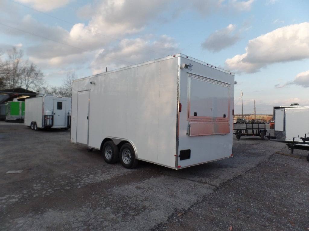 256-8.5-x-18-concession-food-white-catering-event-trailer-18.jpg 8.5' x 18' Concession Food White Catering Event Trailer