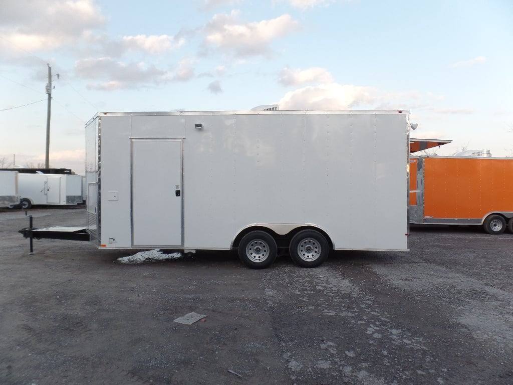 256-8.5-x-18-concession-food-white-catering-event-trailer-23.jpg 8.5' x 18' Concession Food White Catering Event Trailer