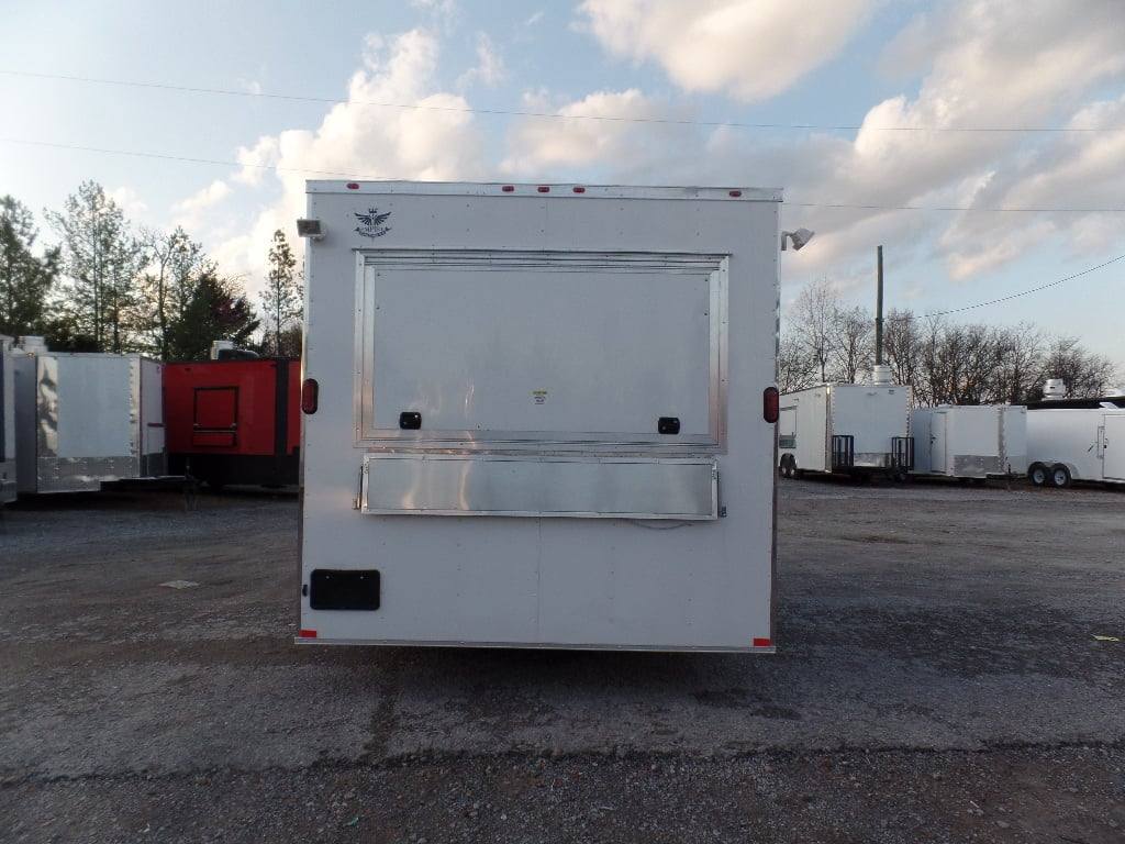 256-8.5-x-18-concession-food-white-catering-event-trailer-5.jpg 8.5' x 18' Concession Food White Catering Event Trailer