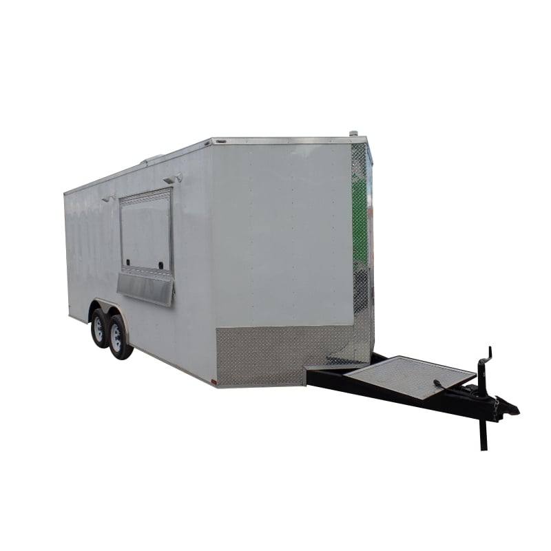257-8.5-x-18-concession-food-white-trailer-with-appliances-1.jpg 8.5' x 18' Concession Food White Trailer With Appliances