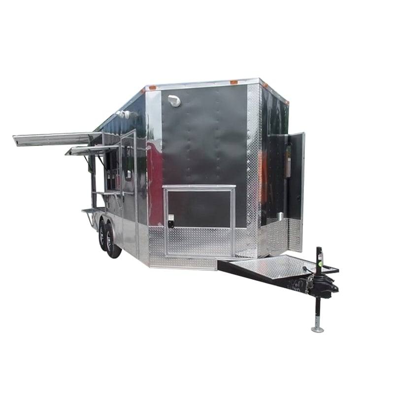 258-8.5-x-18-concession-pizza-food-trailer-charcoal-grey-1.jpg 8.5' x 18' Concession Pizza Food Trailer Charcoal Grey