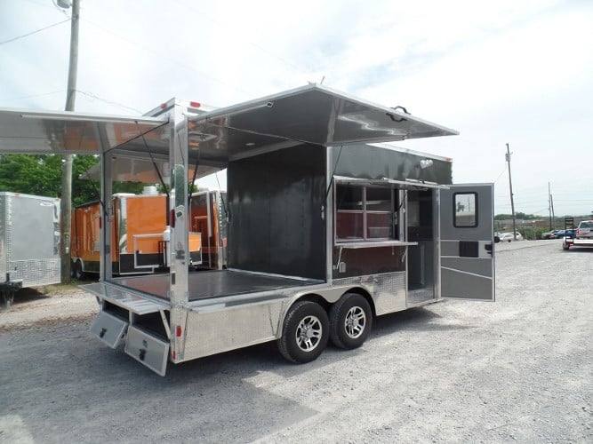 258-8.5-x-18-concession-pizza-food-trailer-charcoal-grey-24.jpg 8.5' x 18' Concession Pizza Food Trailer Charcoal Grey