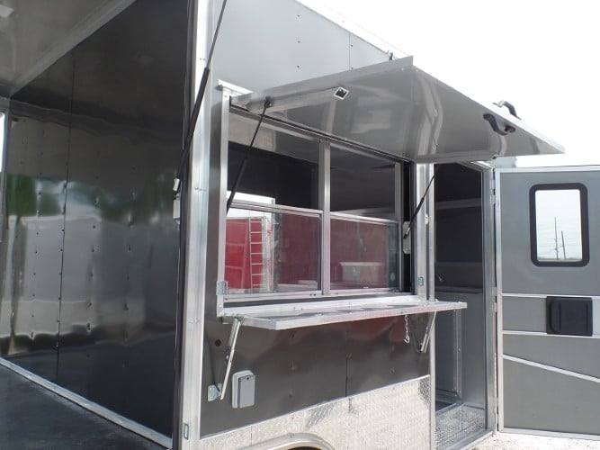 258-8.5-x-18-concession-pizza-food-trailer-charcoal-grey-6.jpg 8.5' x 18' Concession Pizza Food Trailer Charcoal Grey