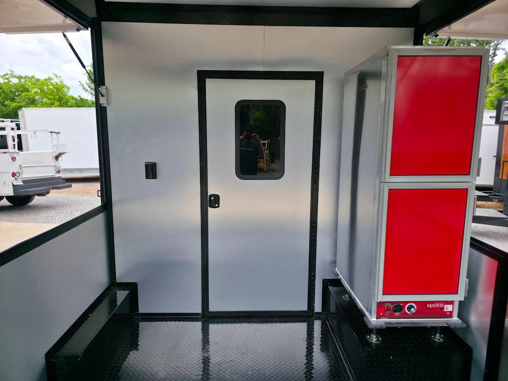26-8.5-x-20-black-w-blackout-concession-trailer-with-8-porch-food-event-catering-18.webp 8.5 X 20 Black W/ Blackout Concession Trailer With 8' Porch Food Event Catering