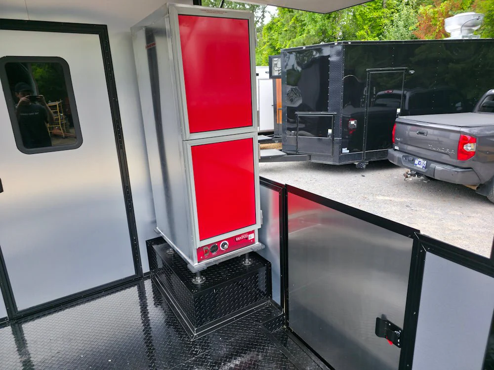 26-8.5-x-20-black-w-blackout-concession-trailer-with-8-porch-food-event-catering-19.webp 8.5 X 20 Black W/ Blackout Concession Trailer With 8' Porch Food Event Catering