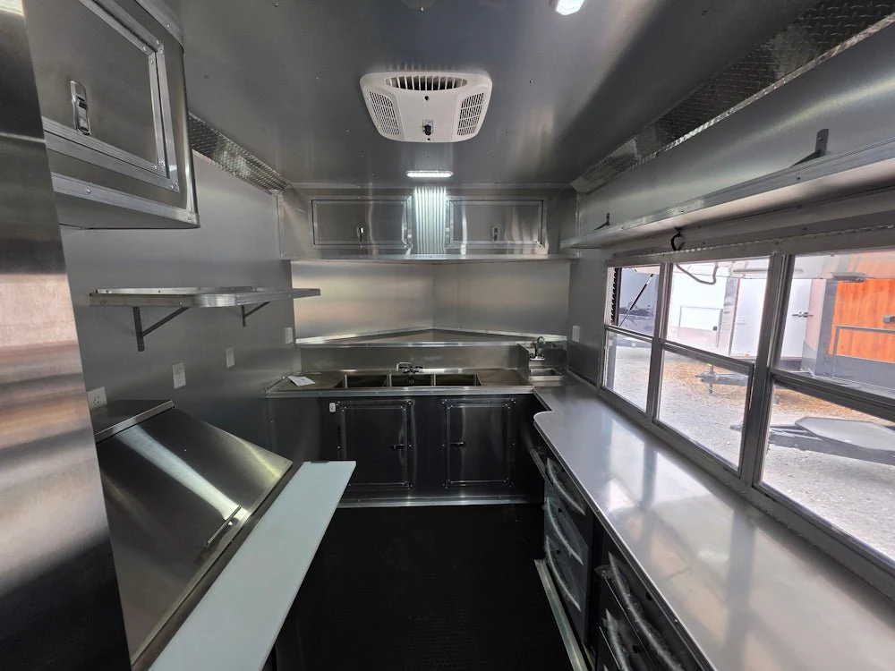 26-8.5-x-20-black-w-blackout-concession-trailer-with-8-porch-food-event-catering-21.webp 8.5 X 20 Black W/ Blackout Concession Trailer With 8' Porch Food Event Catering