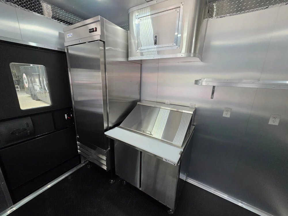 26-8.5-x-20-black-w-blackout-concession-trailer-with-8-porch-food-event-catering-26.webp 8.5 X 20 Black W/ Blackout Concession Trailer With 8' Porch Food Event Catering