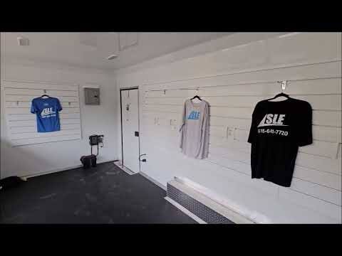8.5' X 18' Concession Trailer Black Marketing Event T-Shirts