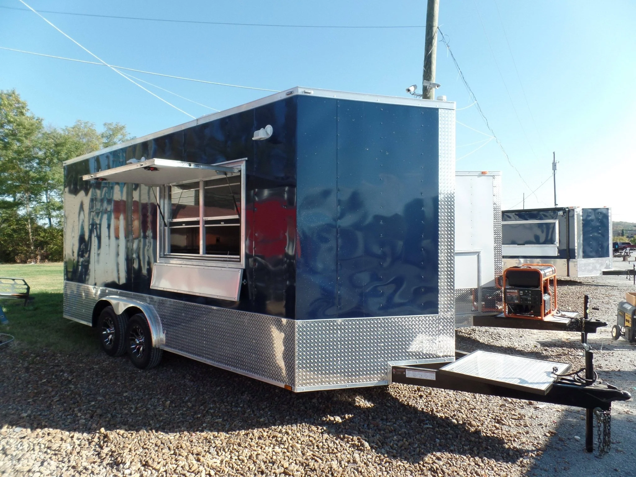 264-8.5-x-18-concession-trailer-indigo-blue-food-event-catering-14.webp 8.5' x 18' Concession Trailer Indigo Blue Food Event Catering