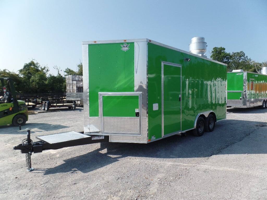 265-8.5-x-18-concession-trailer-lime-green-event-catering-4.jpg 8.5' x 18' Concession Trailer Lime Green Event Catering
