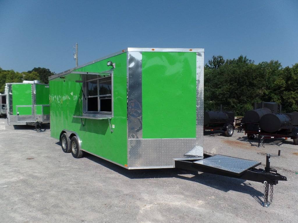 265-8.5-x-18-concession-trailer-lime-green-event-catering-7.jpg 8.5' x 18' Concession Trailer Lime Green Event Catering