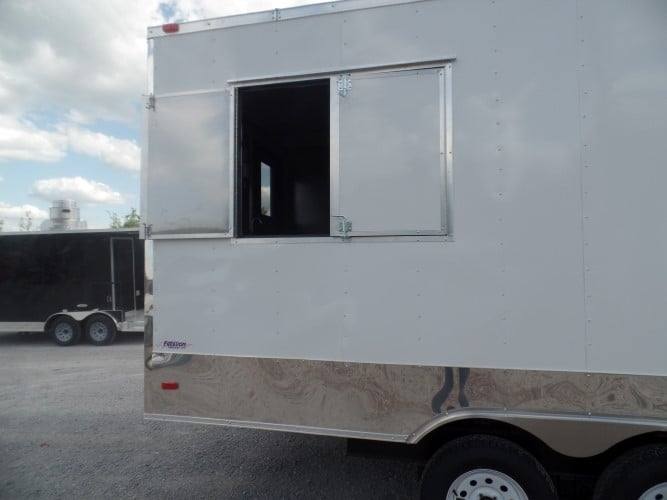 27-8.5-x-20-concession-food-trailer-white-event-catering-6.jpg 8.5 x 20 Concession Food Trailer White Event Catering