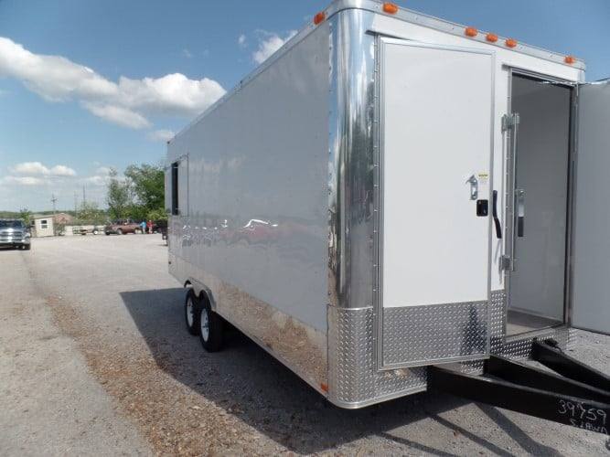 27-8.5-x-20-concession-food-trailer-white-event-catering-9.jpg 8.5 x 20 Concession Food Trailer White Event Catering