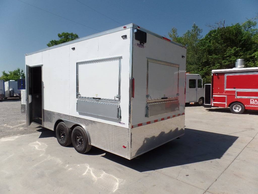 270-8.5-x-18-concession-white-event-food-catering-trailer-10.jpg 8.5' x 18' Concession White Event Food Catering Trailer