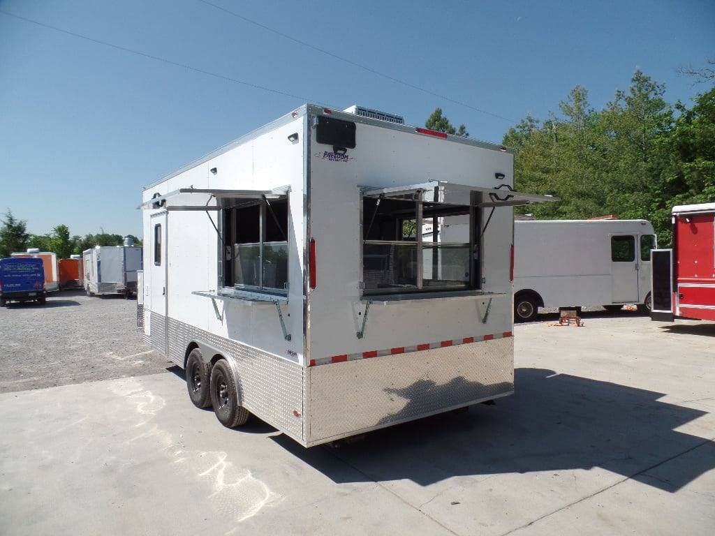 270-8.5-x-18-concession-white-event-food-catering-trailer-21.jpg 8.5' x 18' Concession White Event Food Catering Trailer