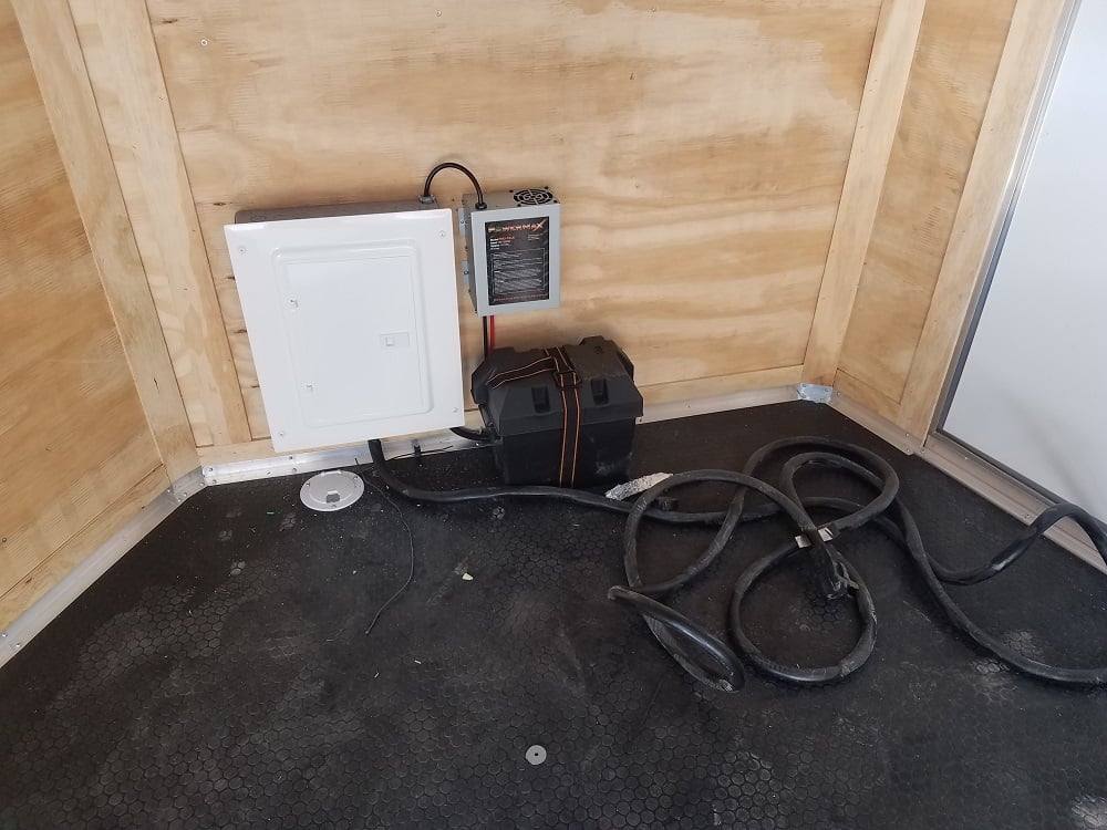 8.5' X 18' Custom Cobalt Blue Enclosed Trailer