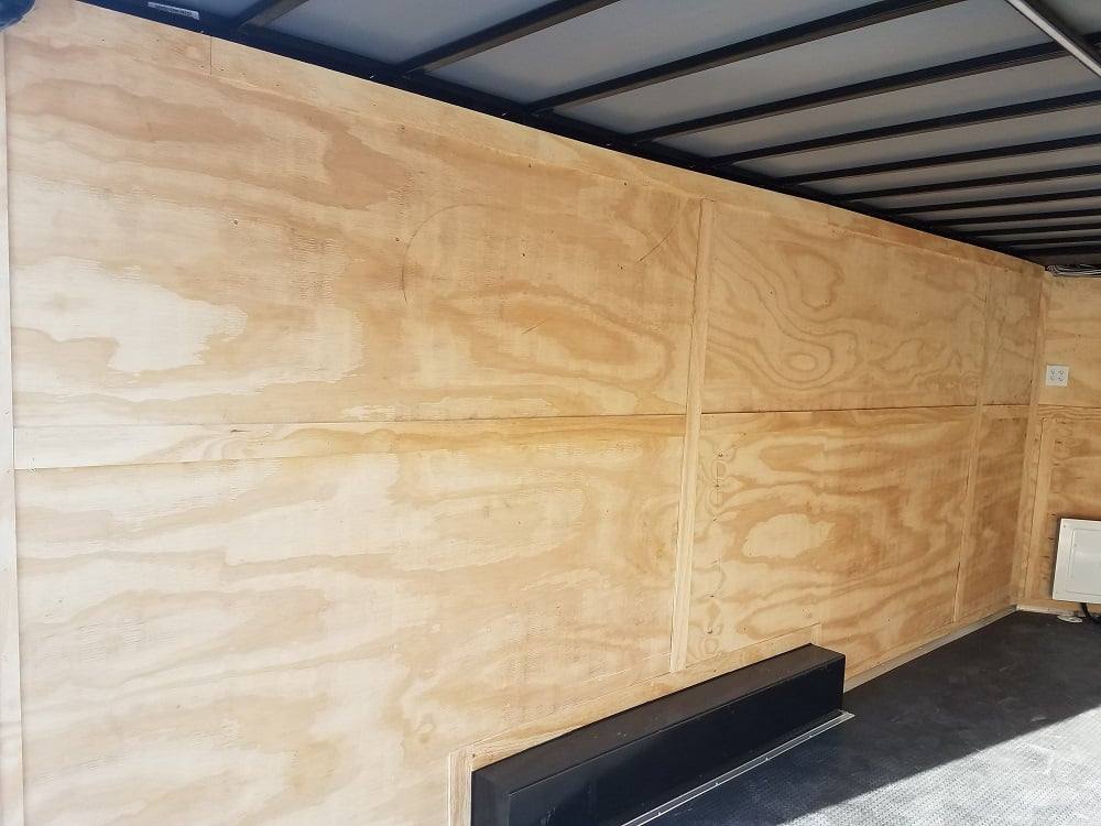 8.5' X 18' Custom Cobalt Blue Enclosed Trailer