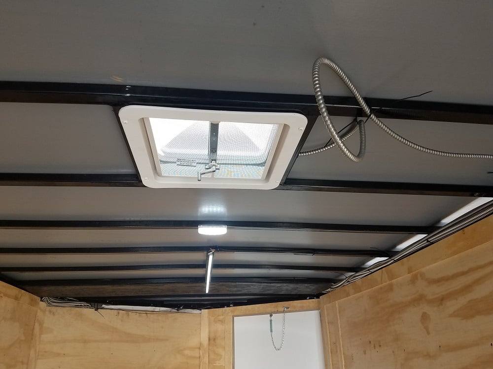 8.5' X 18' Custom Cobalt Blue Enclosed Trailer