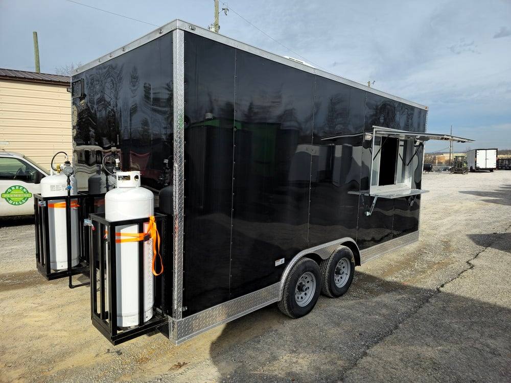 274-8.5-x-18-elite-black-concession-trailer-food-event-catering-12.jpg 8.5' X 18' Elite Black Concession Trailer Food Event Catering