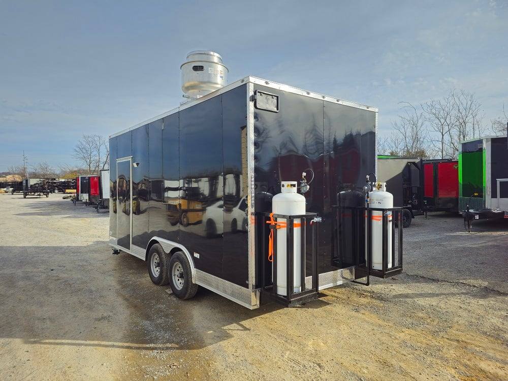 274-8.5-x-18-elite-black-concession-trailer-food-event-catering-5.jpg 8.5' X 18' Elite Black Concession Trailer Food Event Catering