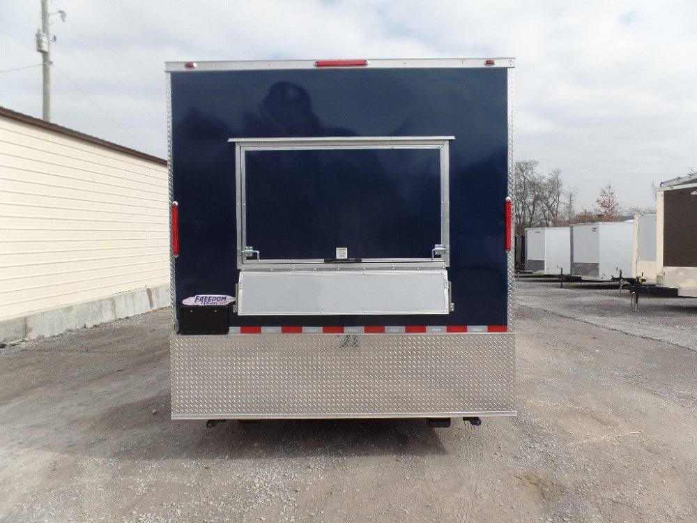 275-8.5-x-18-indigo-blue-flat-nose-concession-food-trailer-17.jpg 8.5' x 18' Indigo Blue Flat Nose Concession Food Trailer