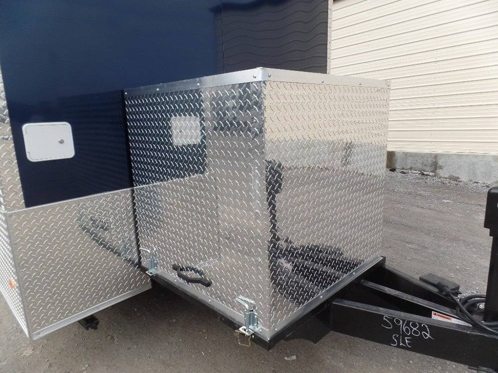 275-8.5-x-18-indigo-blue-flat-nose-concession-food-trailer-2.jpg 8.5' x 18' Indigo Blue Flat Nose Concession Food Trailer