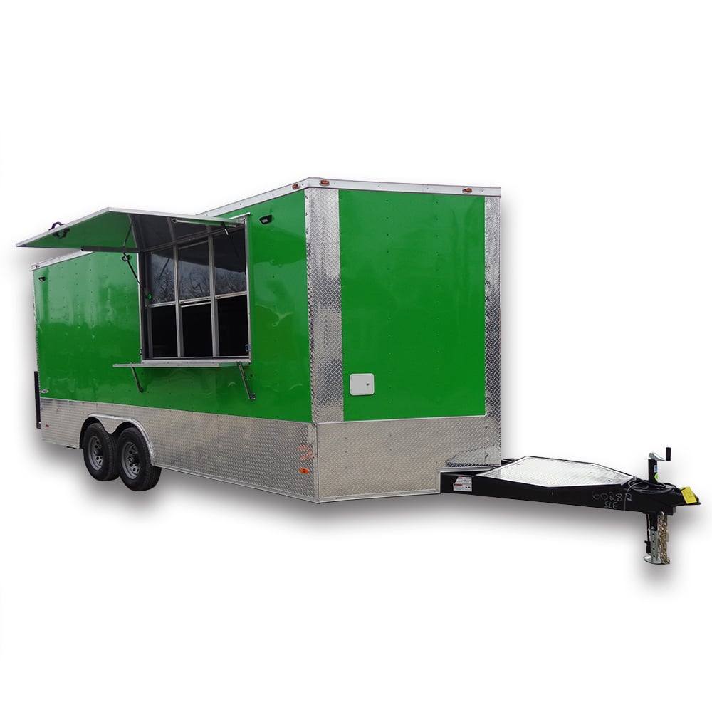 277-8.5-x-18-lime-green-concession-food-trailer-with-appliances-1.jpg 8.5' x 18' Lime Green Concession Food Trailer With Appliances