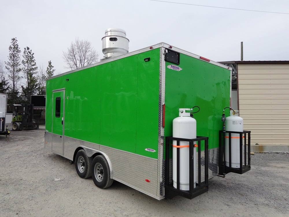 277-8.5-x-18-lime-green-concession-food-trailer-with-appliances-2.jpg 8.5' x 18' Lime Green Concession Food Trailer With Appliances
