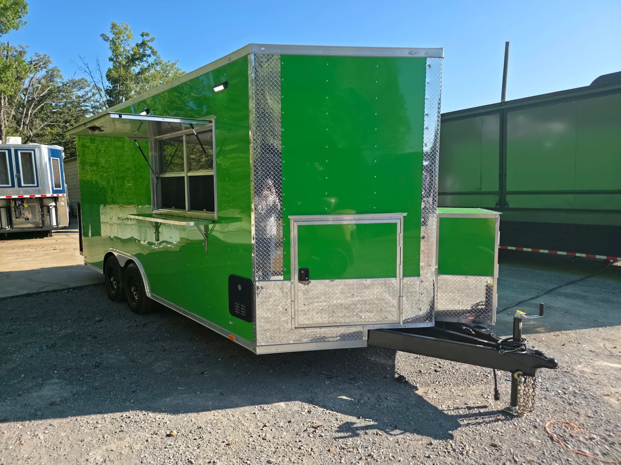 278-8.5-x-18-lime-green-custom-concession-trailer-food-event-catering-14.webp 8.5' X 18' Lime Green Custom Concession Trailer Food Event Catering
