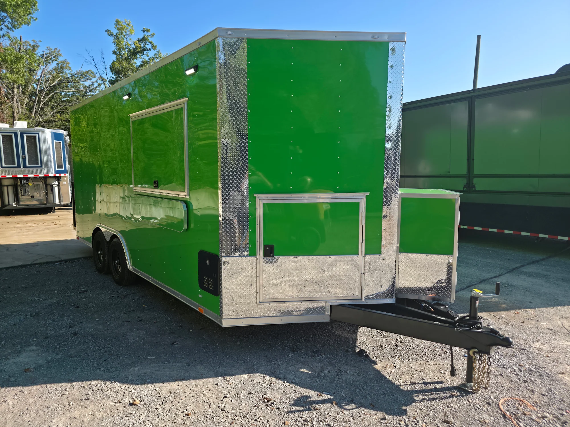 278-8.5-x-18-lime-green-custom-concession-trailer-food-event-catering-9.webp 8.5' X 18' Lime Green Custom Concession Trailer Food Event Catering