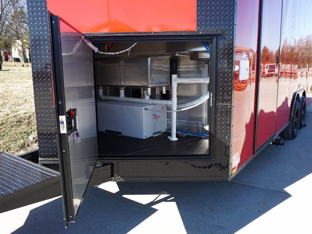 28-8.5-x-20-red-v-nose-concession-with-blackout-trim-vending-13.jpg 8.5 x 20 Red V-Nose Concession with Blackout Trim Vending