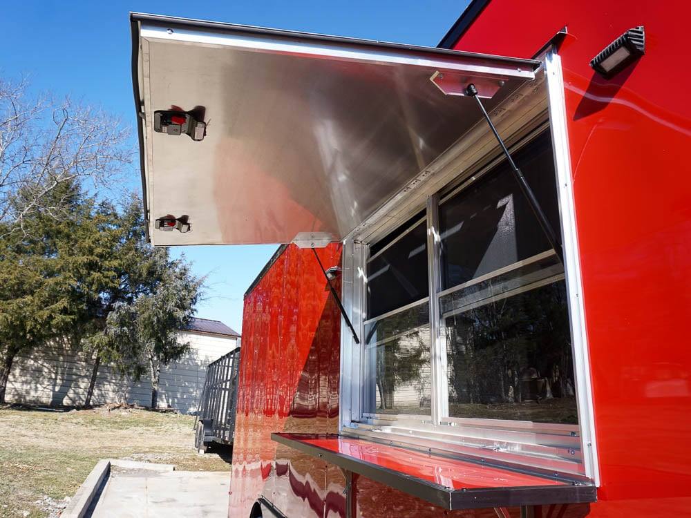 28-8.5-x-20-red-v-nose-concession-with-blackout-trim-vending-33.jpg 8.5 x 20 Red V-Nose Concession with Blackout Trim Vending