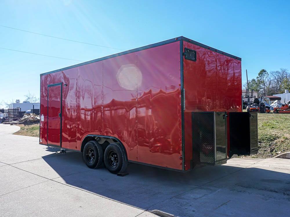 28-8.5-x-20-red-v-nose-concession-with-blackout-trim-vending-5.jpg 8.5 x 20 Red V-Nose Concession with Blackout Trim Vending