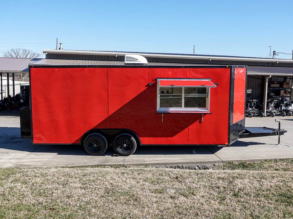 28-8.5-x-20-red-v-nose-concession-with-blackout-trim-vending-9.jpg 8.5 x 20 Red V-Nose Concession with Blackout Trim Vending