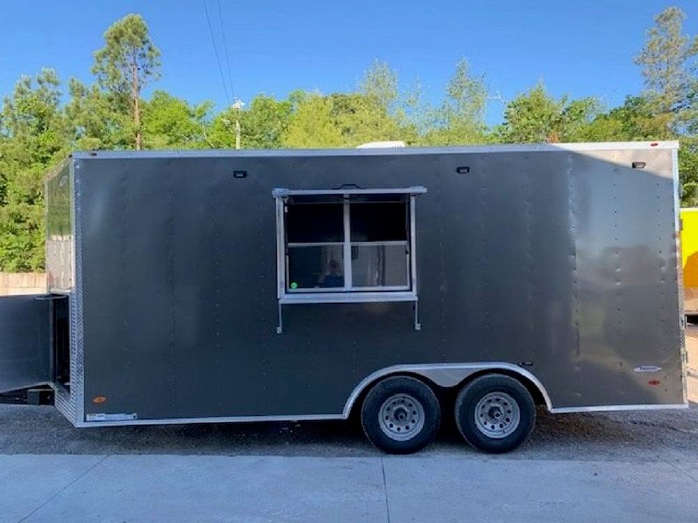 280-8.5-x-18-med-charcoal-grey-concession-food-trailer-11.jpg 8.5' x 18' Med Charcoal Grey Concession Food Trailer