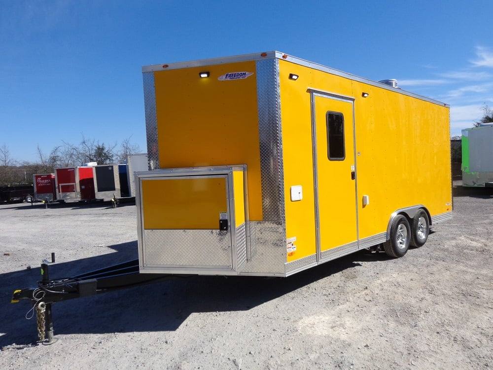 281-8.5-x-18-penske-yellow-concession-food-trailer-21.jpg 8.5' x 18' Penske Yellow Concession Food Trailer