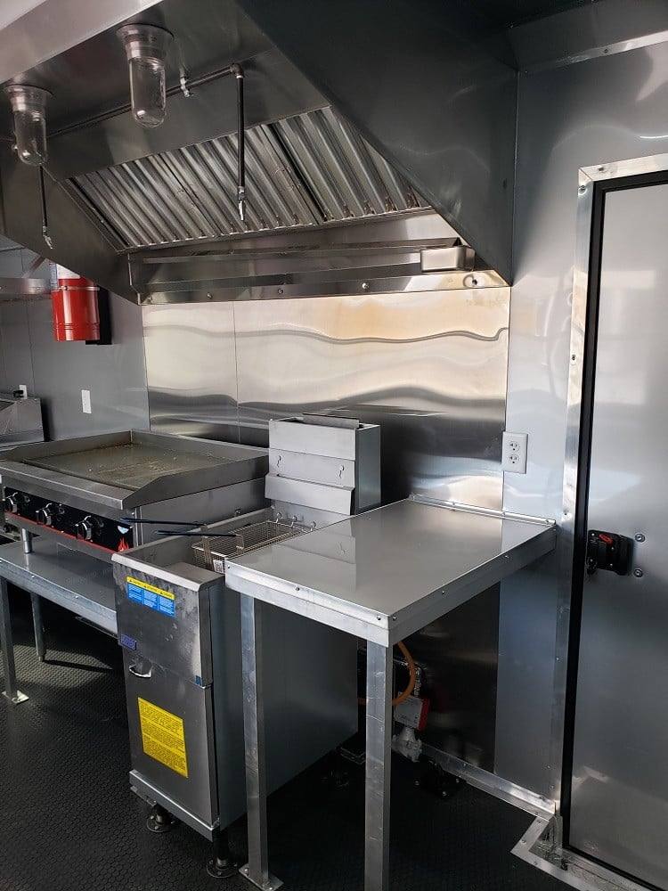 284-8.5-x-18-red-and-black-food-concession-trailer-with-appliances-14.jpg 8.5' x 18' Red and Black Food Concession Trailer With Appliances