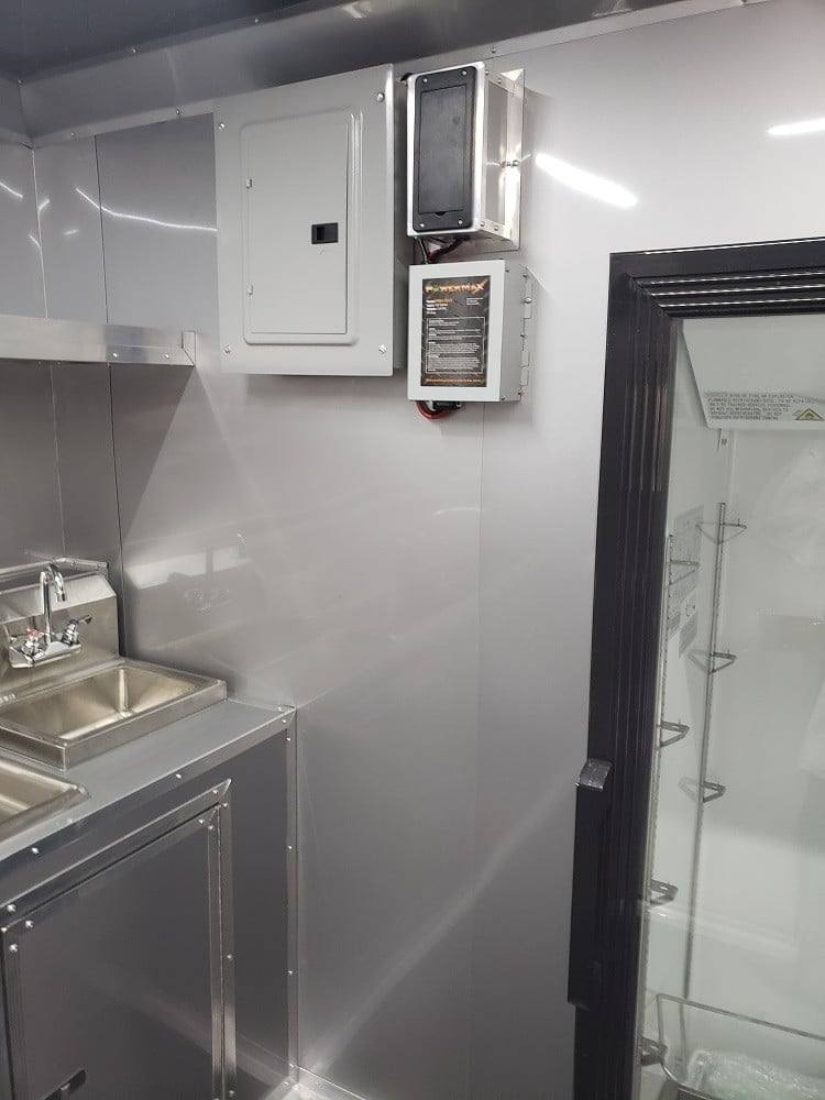 284-8.5-x-18-red-and-black-food-concession-trailer-with-appliances-26.jpg 8.5' x 18' Red and Black Food Concession Trailer With Appliances