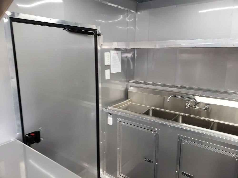 284-8.5-x-18-red-and-black-food-concession-trailer-with-appliances-7.jpg 8.5' x 18' Red and Black Food Concession Trailer With Appliances