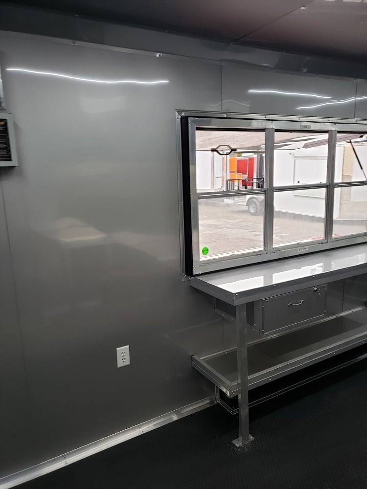 285-8.5-x-18-red-concession-food-trailer-event-catering-20.jpg 8.5' x 18' Red Concession Food Trailer Event Catering