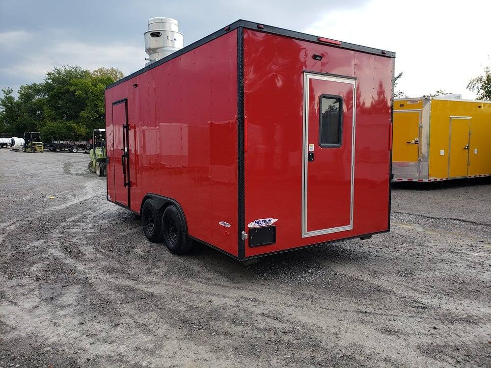 285-8.5-x-18-red-concession-food-trailer-event-catering-21.jpg 8.5' x 18' Red Concession Food Trailer Event Catering