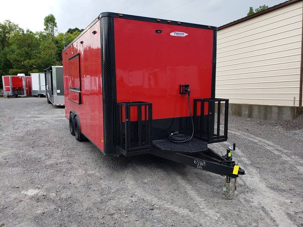 285-8.5-x-18-red-concession-food-trailer-event-catering-23.jpg 8.5' x 18' Red Concession Food Trailer Event Catering