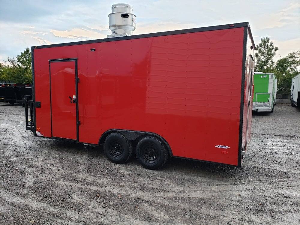 285-8.5-x-18-red-concession-food-trailer-event-catering-27.jpg 8.5' x 18' Red Concession Food Trailer Event Catering