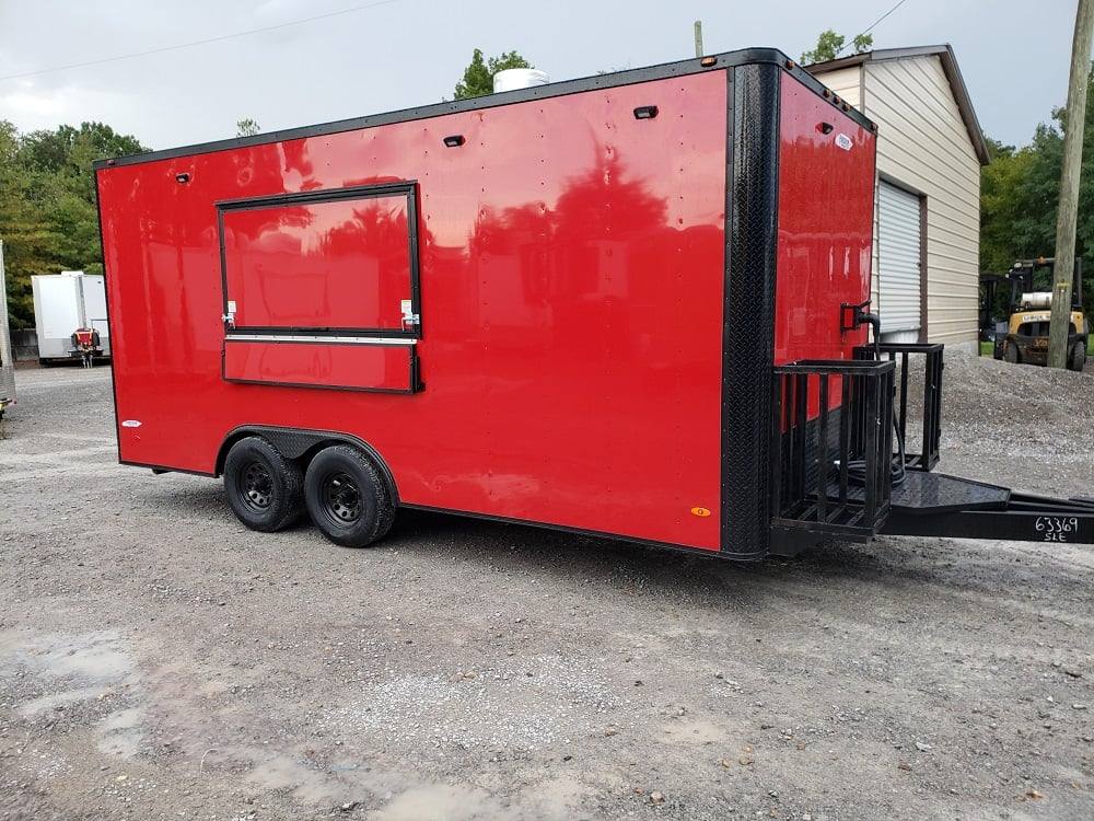 285-8.5-x-18-red-concession-food-trailer-event-catering-31.jpg 8.5' x 18' Red Concession Food Trailer Event Catering