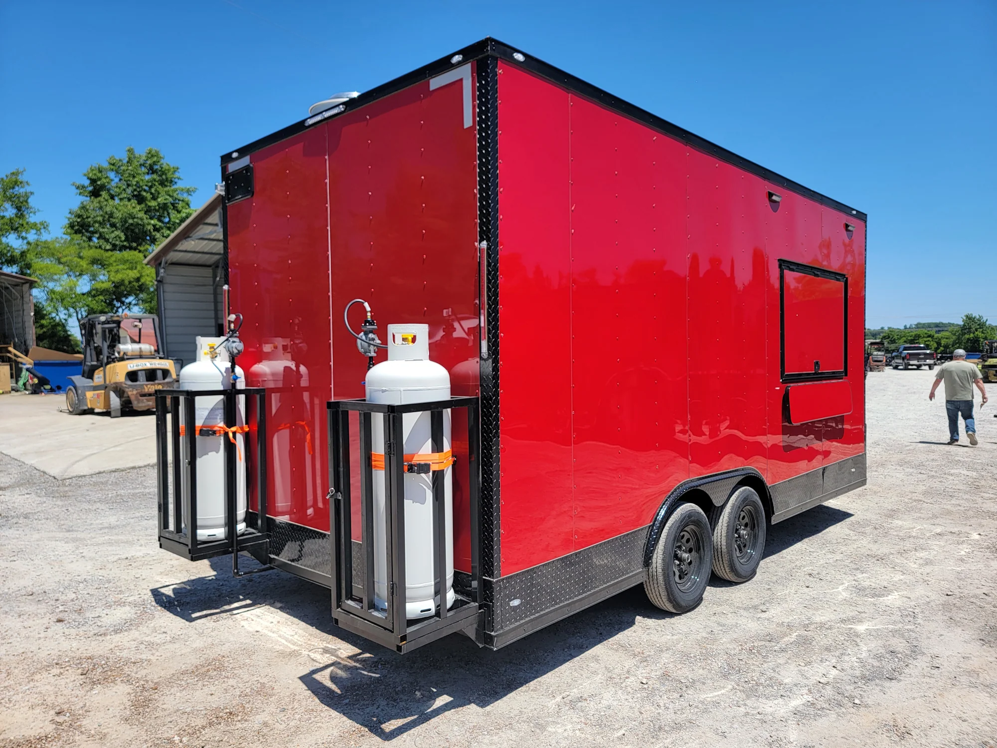 287-8.5-x-18-red-w-blackout-concession-trailer-food-event-catering-6.webp 8.5' X 18' Red W/ Blackout Concession Trailer Food Event Catering