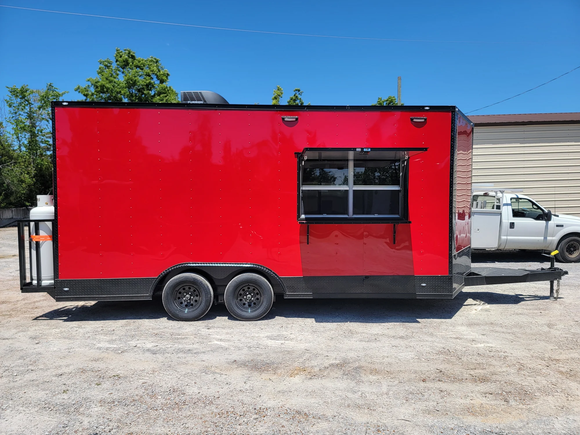 287-8.5-x-18-red-w-blackout-concession-trailer-food-event-catering-8.webp 8.5' X 18' Red W/ Blackout Concession Trailer Food Event Catering