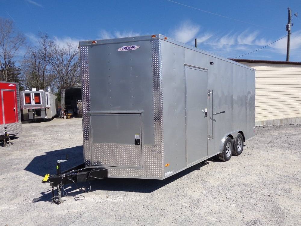 288-8.5-x-18-silver-frost-concession-food-trailer-13.jpg 8.5' x 18' Silver Frost Concession Food Trailer