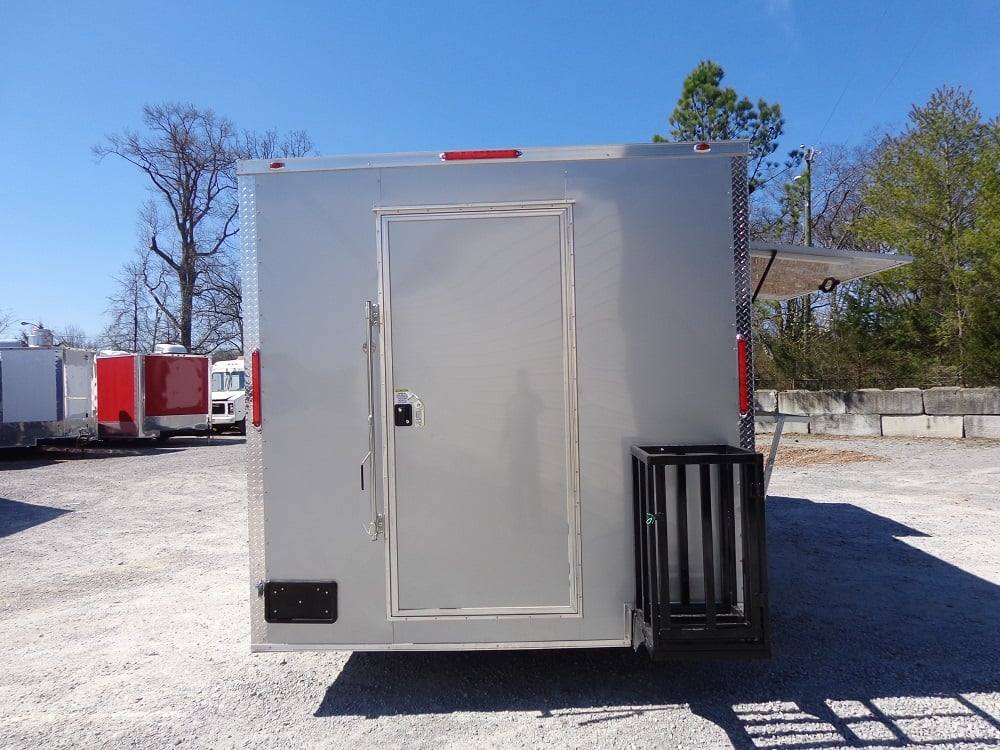 288-8.5-x-18-silver-frost-concession-food-trailer-5.jpg 8.5' x 18' Silver Frost Concession Food Trailer