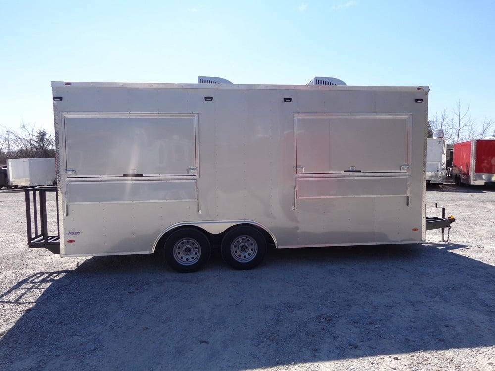 288-8.5-x-18-silver-frost-concession-food-trailer-8.jpg 8.5' x 18' Silver Frost Concession Food Trailer