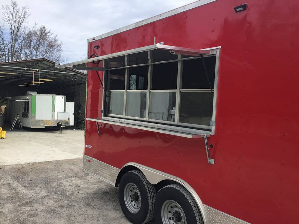 289-8.5-x-18-victory-red-ice-cream-concession-food-trailer-11.jpg 8.5' x 18' Victory Red Ice Cream Concession Food Trailer